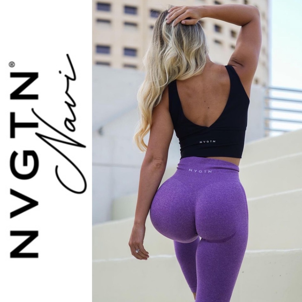 EUC {NVGTN} Contour Seamless Leggings, Violet, L